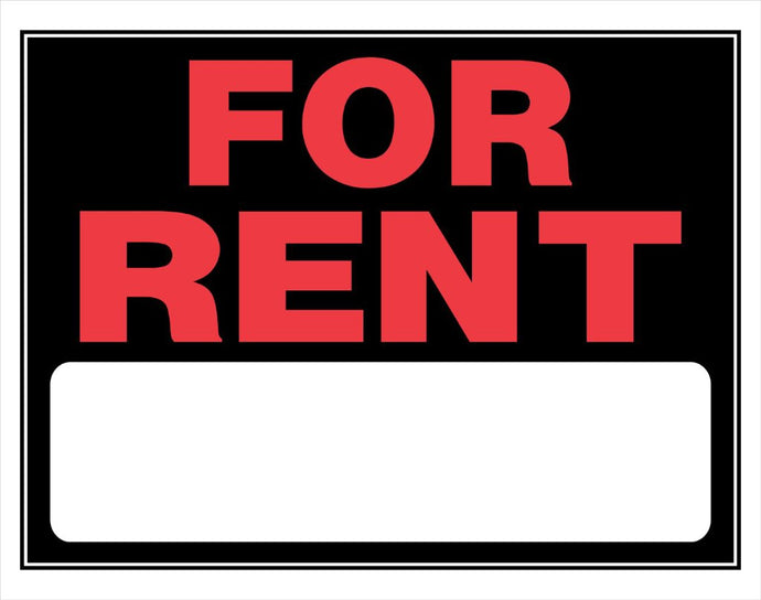 For Rent 15 x 19 PVC Sign