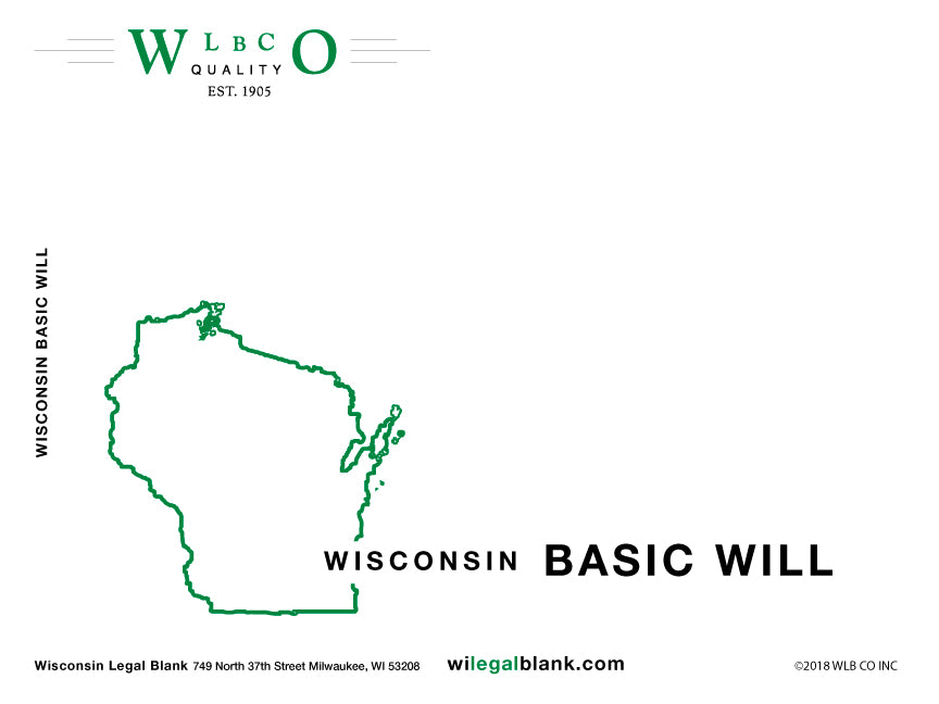 Wisconsin Legal Blank
