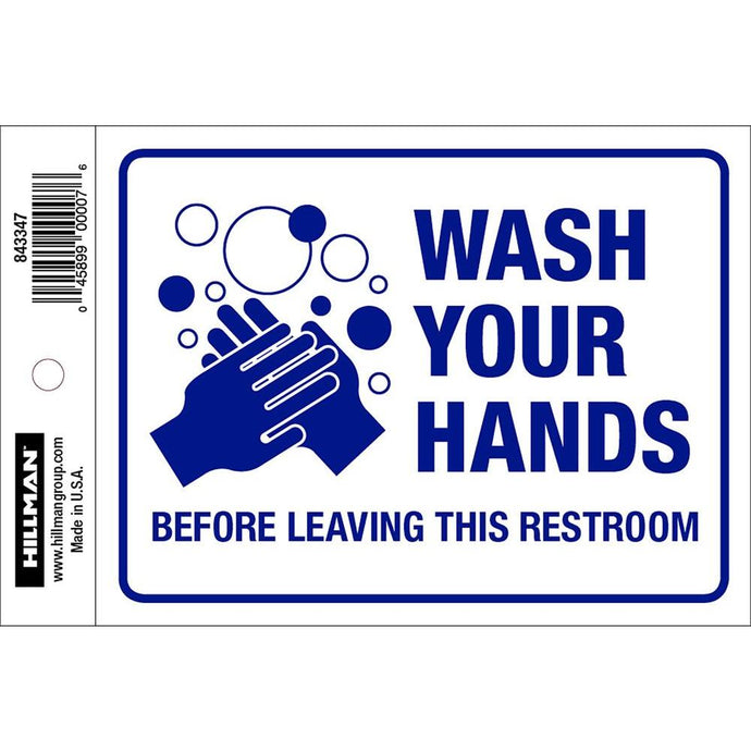 Wash Your Hands Before Leaving This Restroom Sticker 6