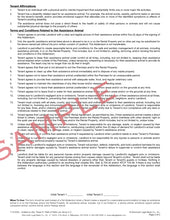 23 Assistance Animal Agreement