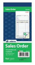DC3705 Sales Order Book