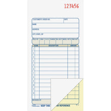 DC3705 Sales Order Book