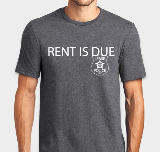 Rent is top due shirt