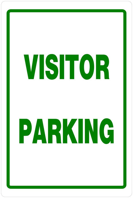 Visitor Parking 12 X 18 PVC Sign