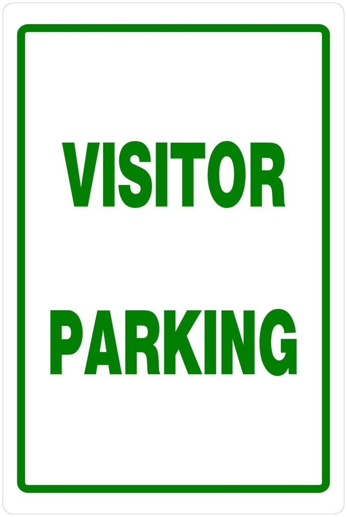 Visitor Parking 12 X 18 PVC Sign