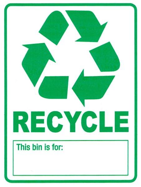 Recycle Bin Sticker