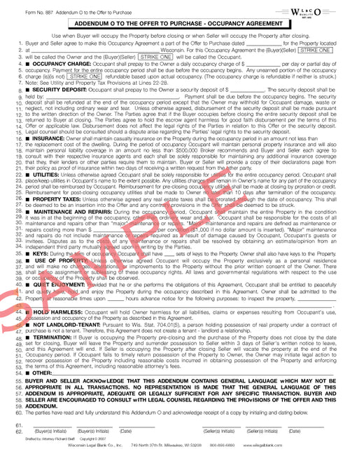 Real Estate Addendums to Offer to Purchase Forms | PDF | Digital ...