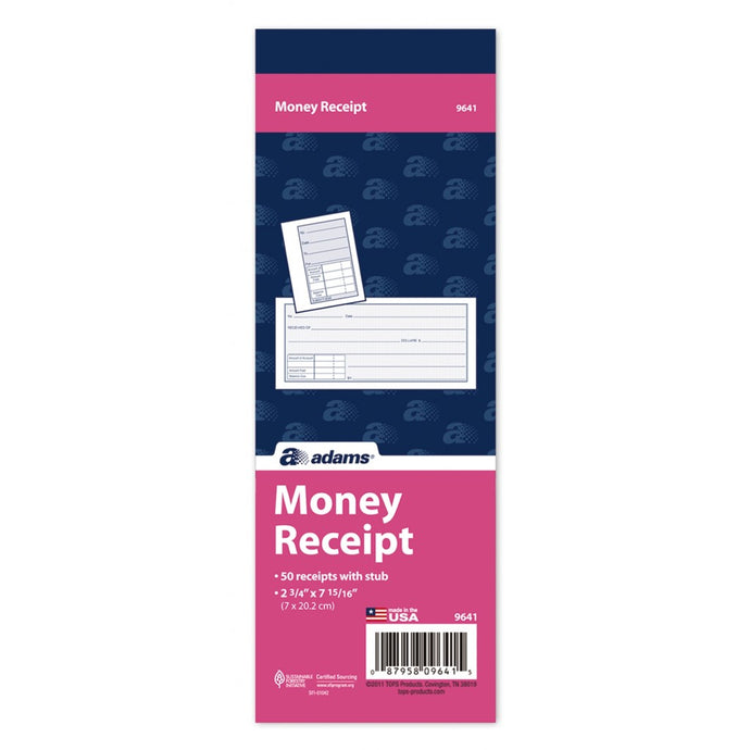 9641 Money Receipt Book