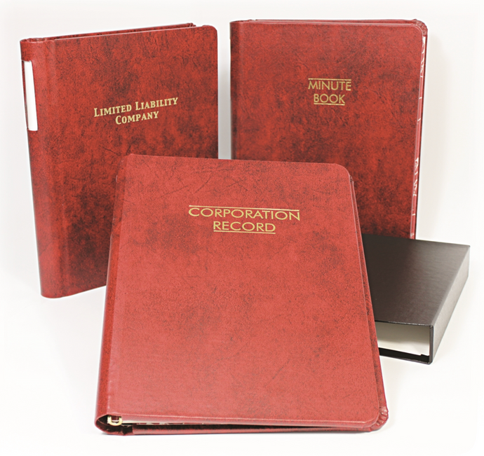 Red Corporate Minute Book