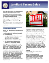 Tenant Forms & Pamphlet Package