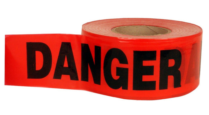 Danger Do Not Enter Red Tape Roll